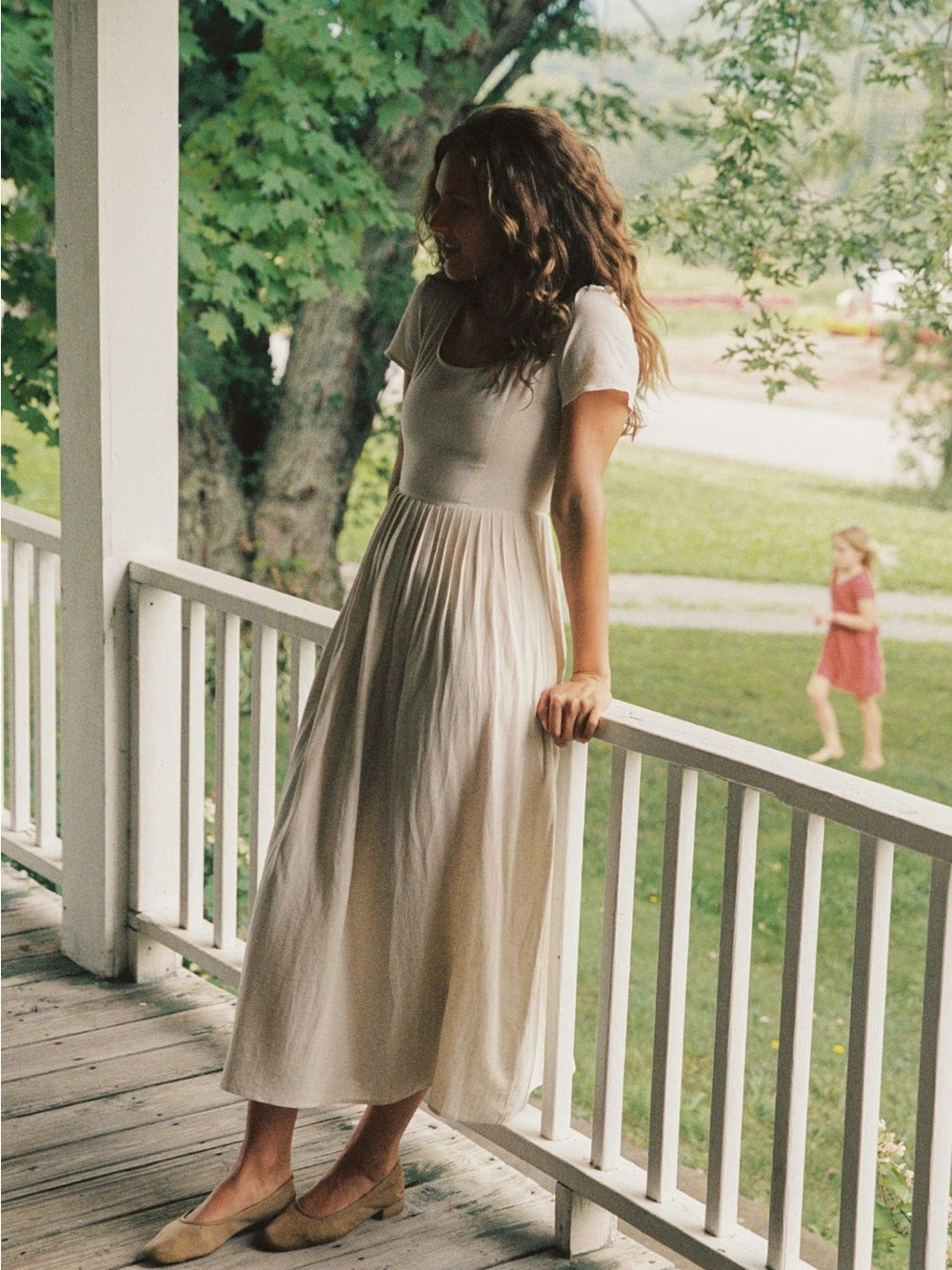NWT Christy Dawn Scarlet Dress in Washed Daffodil